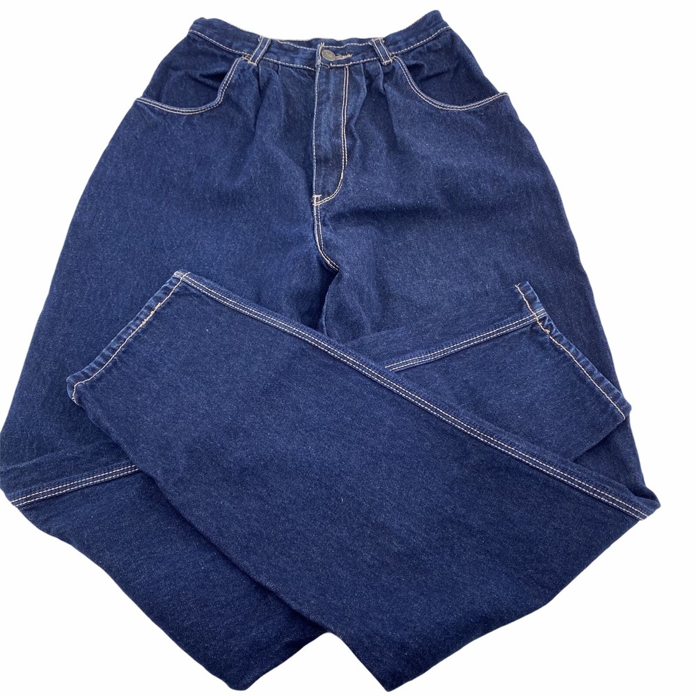 Gloria Vanderbilt Murjani Vintage Jeans High Waist Mom‎ Jeans size 7 Dark Wash